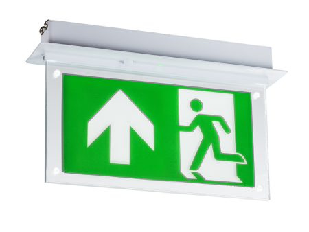 Knightsbridge EMLREC 230V 2W Recessed LED Emergency Exit sign For Discount