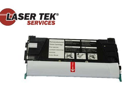 1 Pack Lexmark C534 C532 C530 C524 C522 C520 Black (C5222KS) Remanufactured Toner Cartridge Replacement Online Sale