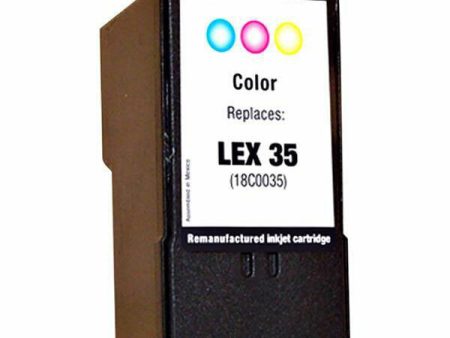 Lexmark 18C0035 #35 Color High Yield Remanufactured Ink Cartridge For Sale